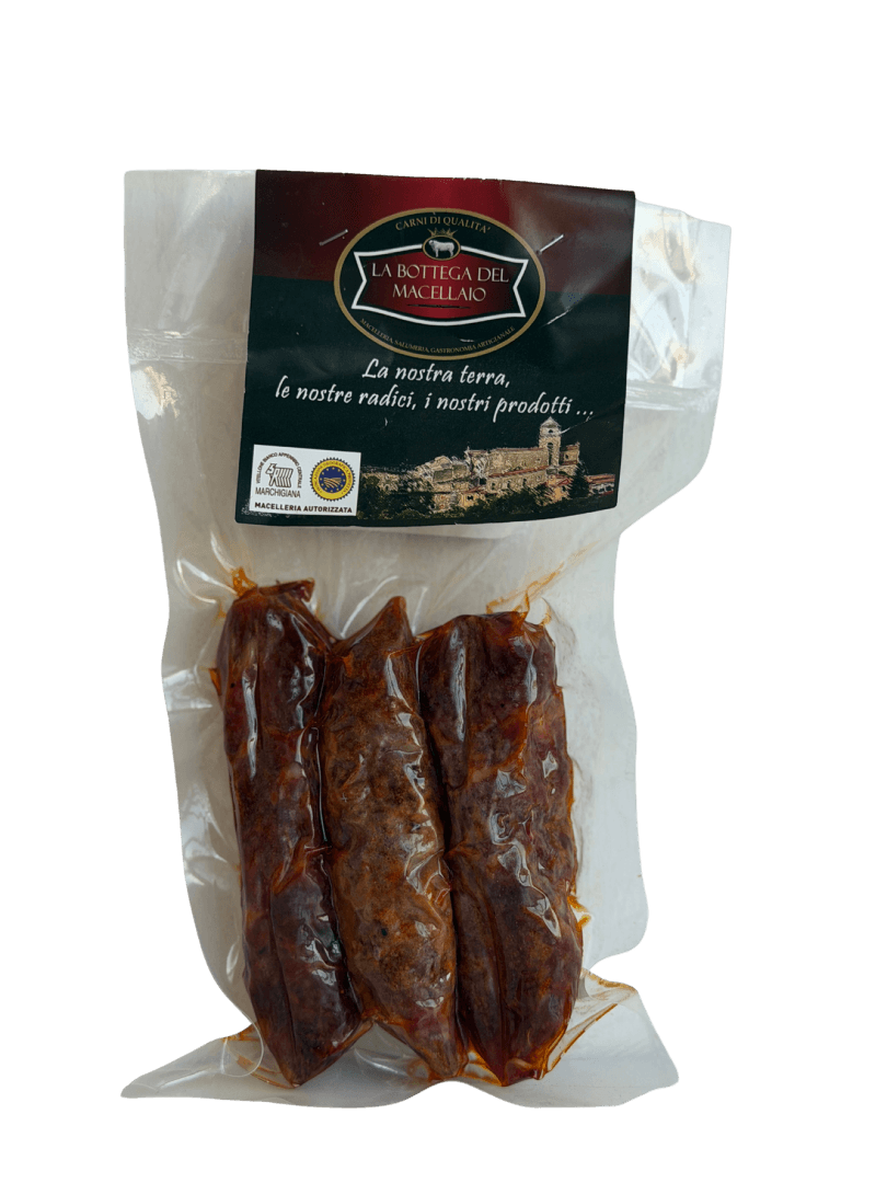 Salsicce secche con finocchietto e peperoncino